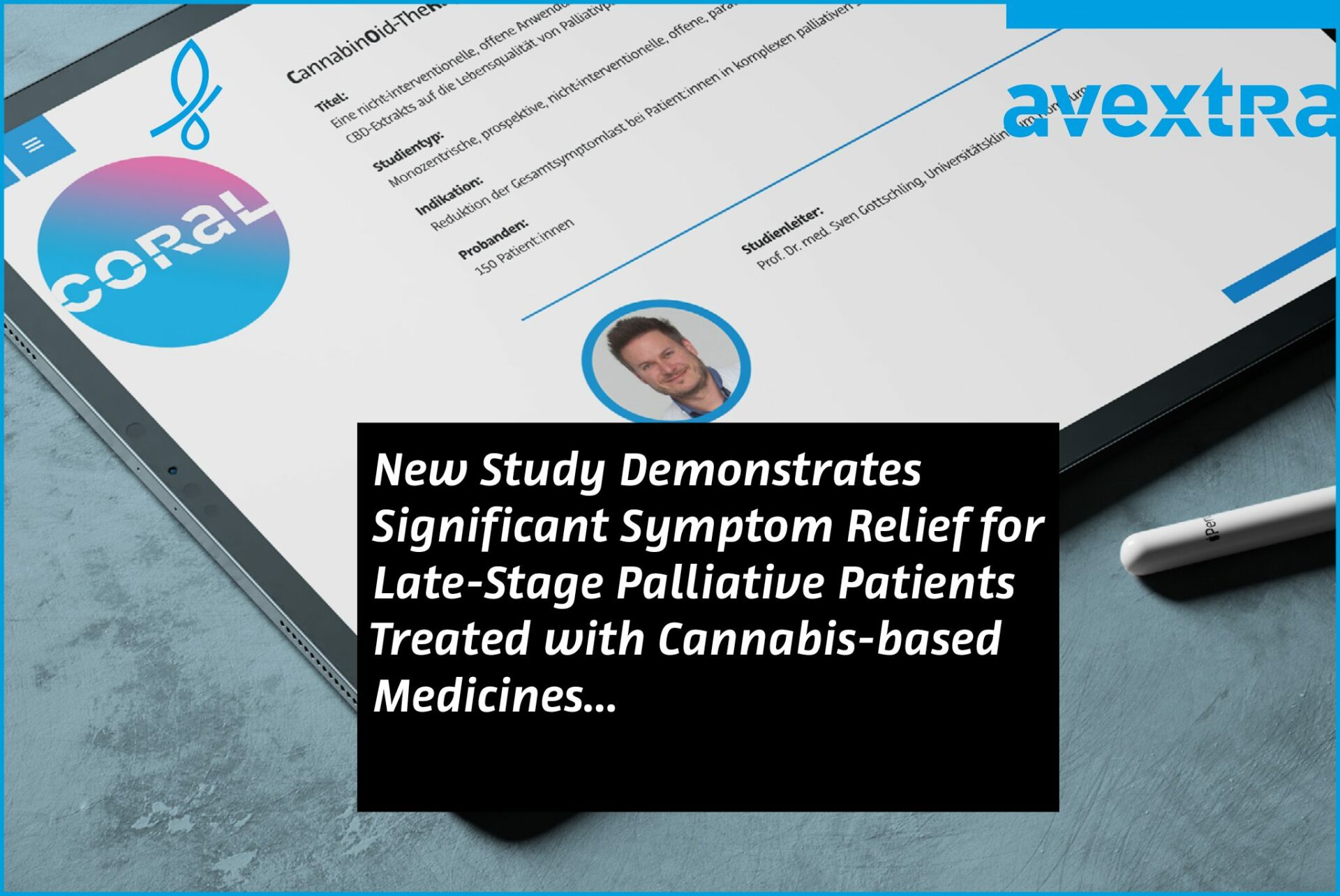 Avextra Cannabis extract can potentially reduce symptom burden for late palliative patients